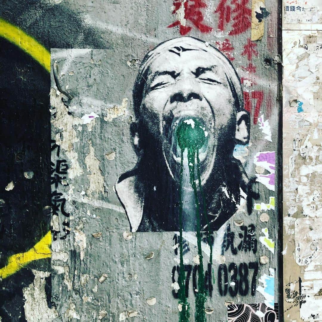 田中秀幸さんのインスタグラム写真 - (田中秀幸Instagram)「#香港 #graffiti #hongkong」7月4日 13時22分 - tanaka2000