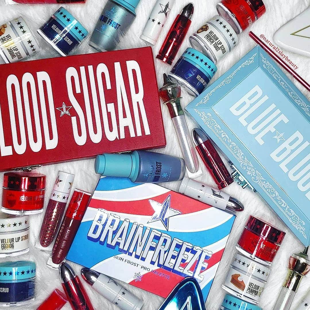 Jeffree Star Cosmeticsさんのインスタグラム写真 - (Jeffree Star CosmeticsInstagram)「🇺🇸 #jeffreestarcosmetics #bloodsugarpalette #blueblood pic by: @natural2slaybeauty」7月5日 0時16分 - jeffreestarcosmetics