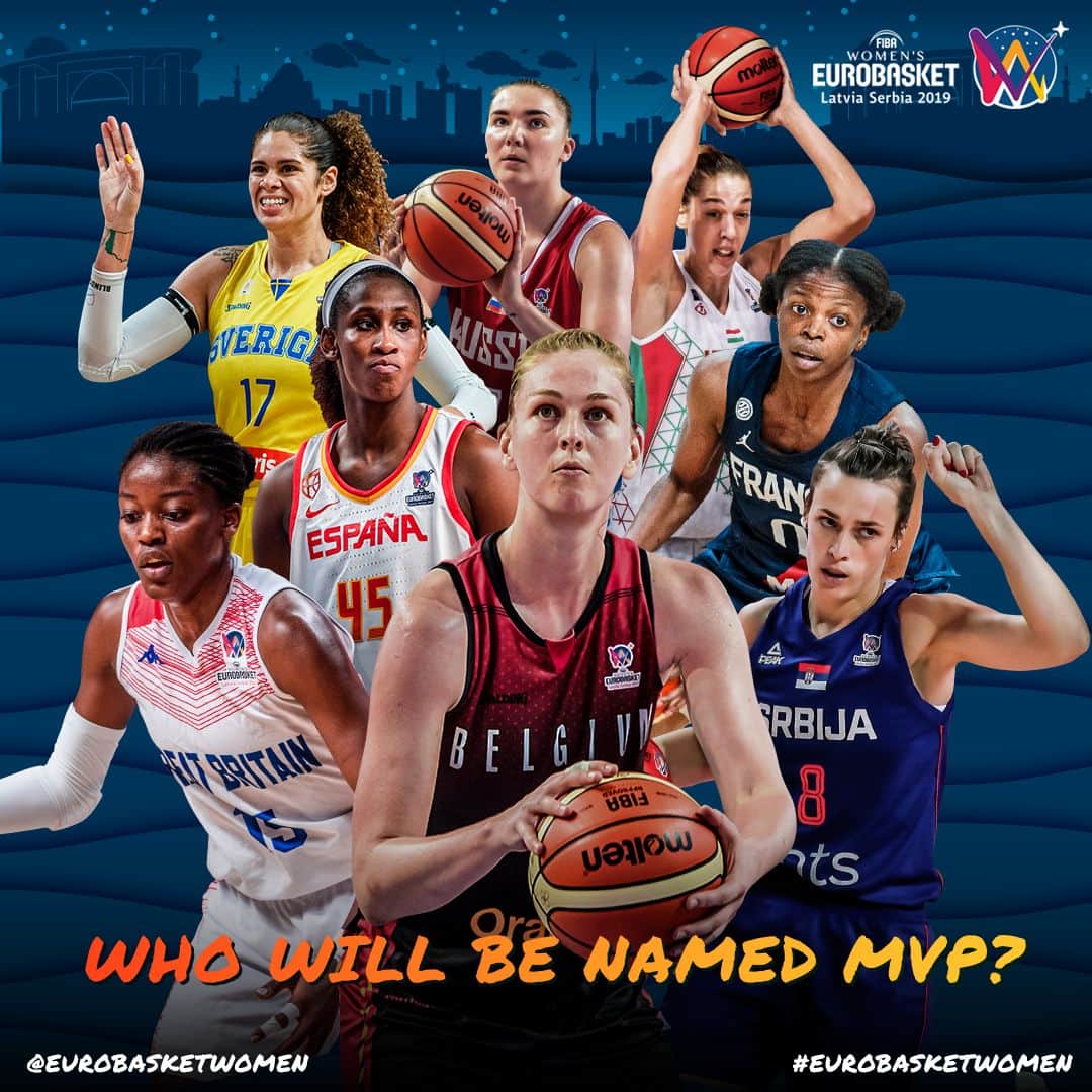FIBAさんのインスタグラム写真 - (FIBAInstagram)「Who will be crowned @EuroBasketWomen MVP?」7月4日 23時30分 - fiba