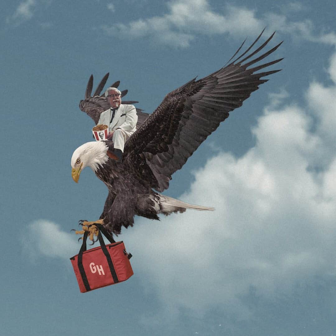 ケンタッキーフライドチキンさんのインスタグラム写真 - (ケンタッキーフライドチキンInstagram)「Get a taste of freedom July 4th - 7th with free KFC delivery through Grubhub! Because the tastiest way to follow up the 4th of July is with National Fried Chicken Day on the 6th of July. Order a 10-piece meal and you’ll also get four free Cinnabon dessert biscuits. It’s the sweet, crispy taste of freedom. Link in bio for offer. (eagle screech)  Terms may apply. Visit https://bit.ly/2J8lCbm for details.」7月4日 23時30分 - kfc