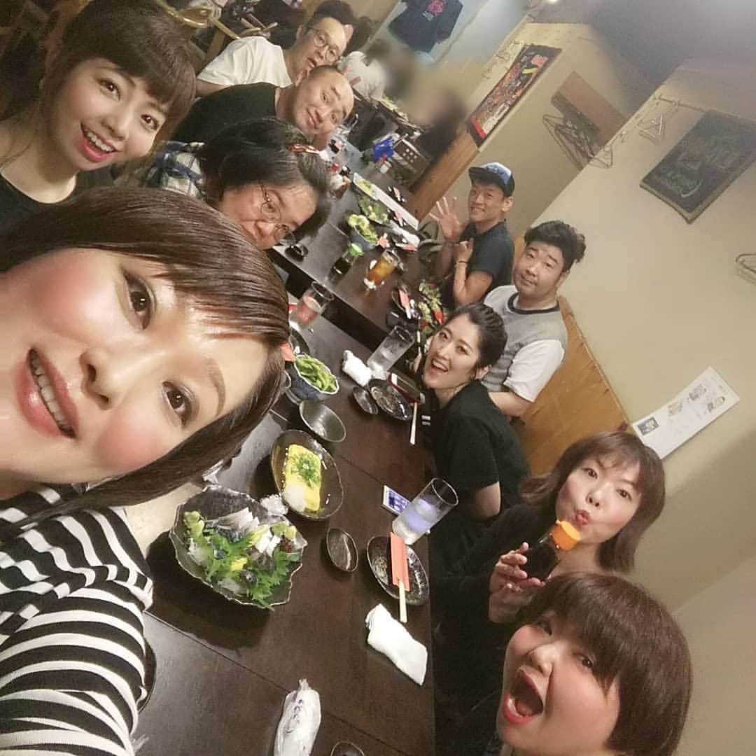 五十嵐サキさんのインスタグラム写真 - (五十嵐サキInstagram)「打ち上げ🍀😆🍺 #森田展義  くんの #人気イベント #新喜劇はぁい #沢山の笑い声 に包まれて #無事終演 #楽しかった #打ち上げ は #難波千日前 #ぶらんど鯖料理酒場  #勝治 にて #沢山の #鯖料理 を頂きました #美味しすぎる #ご来場下さった皆様 #有り難うございました #吉本新喜劇  #五十嵐サキ」7月4日 23時57分 - saki_igarashi