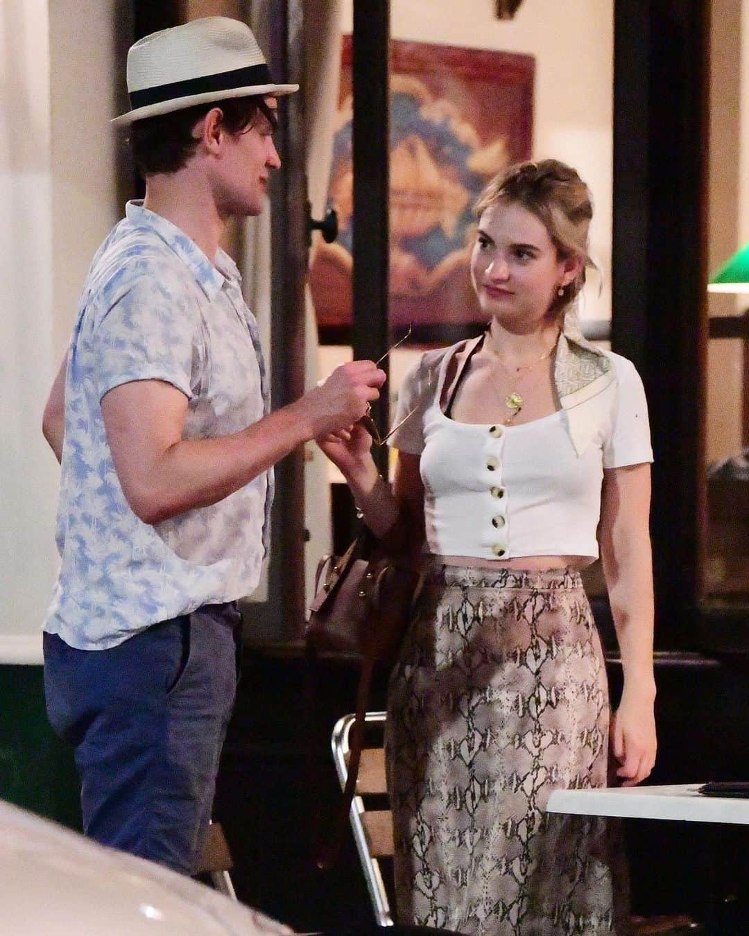 Just Jaredさんのインスタグラム写真 - (Just JaredInstagram)「@lilyjamesofficial & Matt Smith step out for a romantic date night! #LilyJames #MattSmith Photos: Backgrid」7月5日 0時12分 - justjared