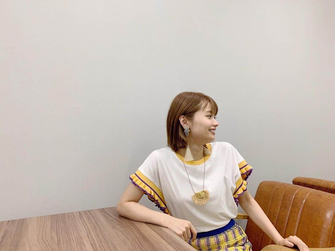 足立佳奈さんのインスタグラム写真 - (足立佳奈Instagram)「たくさん取材して頂きました☺︎ みんなに早く発表したいなぁ♡」7月5日 0時13分 - kana1014lm