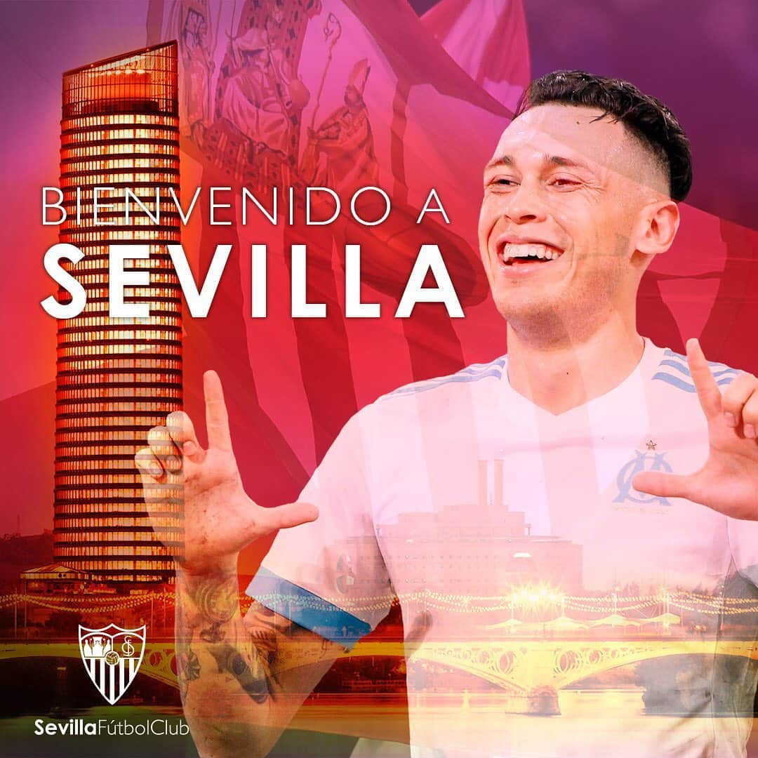 セビージャFCさんのインスタグラム写真 - (セビージャFCInstagram)「¡Bienvenido, @lucasocampos11! 👏🏻⚪️🔴 #WeareSevilla #vamosmiSevilla」7月4日 15時39分 - sevillafc