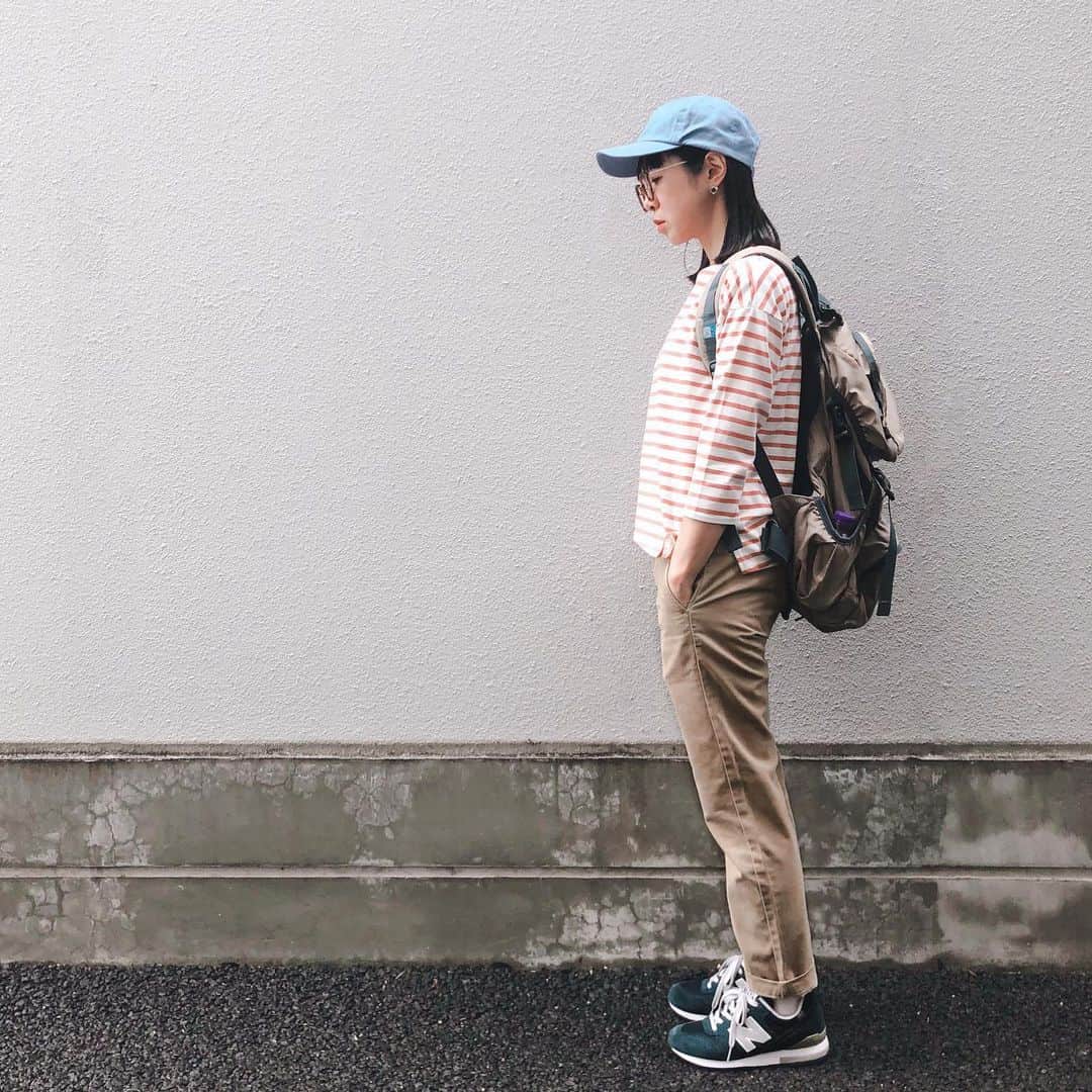 80232koさんのインスタグラム写真 - (80232koInstagram)「キャップかぶれて嬉しい〜 ⚪︎ ○ #uniqlo#uniqlolifewear#newbalance#karrimor#fashion#instafashion#ファッション#コーディネート#今日のコーディネート#ユニクロ」7月4日 15時58分 - 80232ko