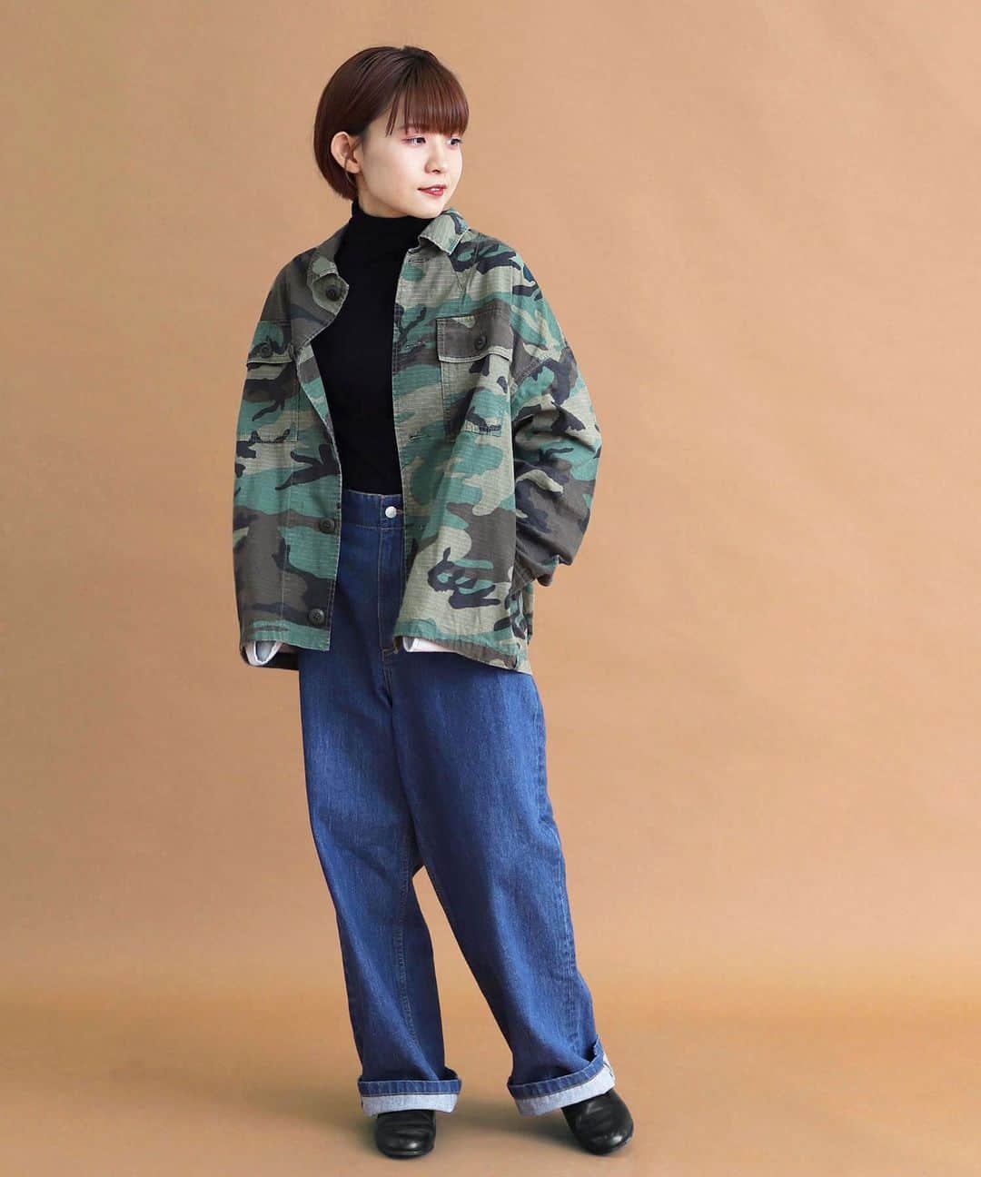 Dot&Stripes CHILDWOMANさんのインスタグラム写真 - (Dot&Stripes CHILDWOMANInstagram)「. 2019 AW. Recommend item . . 【WEB限定】 リップル迷彩プリントアーミーJK ¥9.200+tax . .  #dotandstripeschildwoman  #childwoman #カモフラージュ #カモ #ミリタリージャケット  #アーミージャケット  #WEB限定」7月4日 16時15分 - dot_and_stripes_official