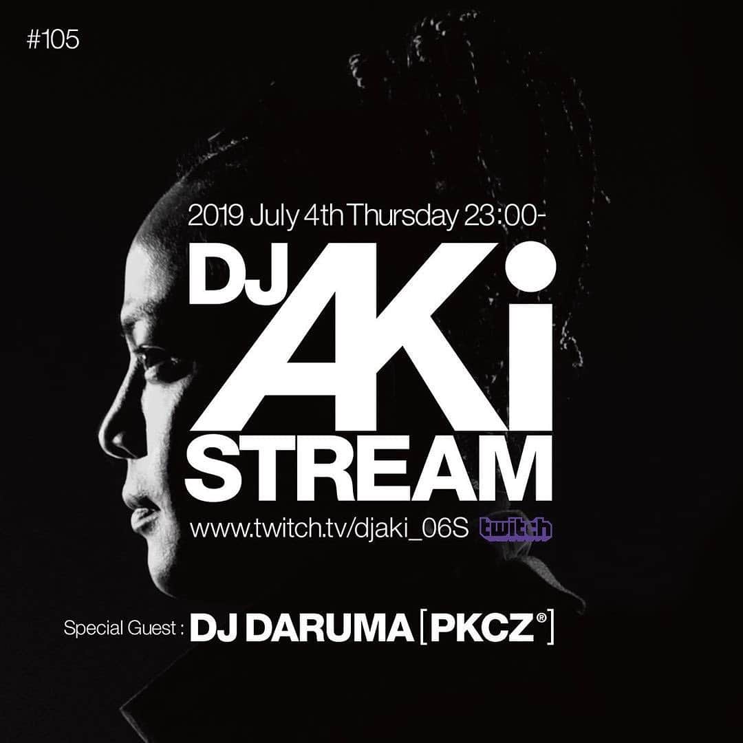 DJ DARUMAさんのインスタグラム写真 - (DJ DARUMAInstagram)「今夜AKi君の #Twitch の番組に お邪魔して対談します🙂  Regram: @djaki  DJ AKi Stream on #Twitch feat.DJ DARUMA is streaming from 23:00- tonight!! 今夜の番組は、明後日迎えるEdge HouseのレジデントDJ、ダルマ君と対談します！明後日のVision Deep Spaceで開催するFLや今後の東京クラブシーンについて色々と聞いてみたいと思います。」7月4日 17時38分 - djdaruma