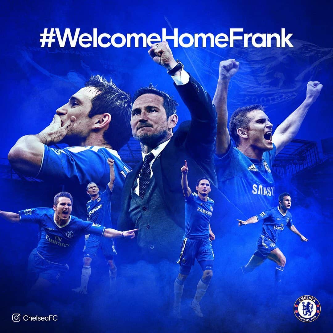 チェルシーFCさんのインスタグラム写真 - (チェルシーFCInstagram)「Tell your friends, @FrankLampard is home! 😉 #WelcomeHomeFrank #CFC #Chelsea」7月4日 17時53分 - chelseafc