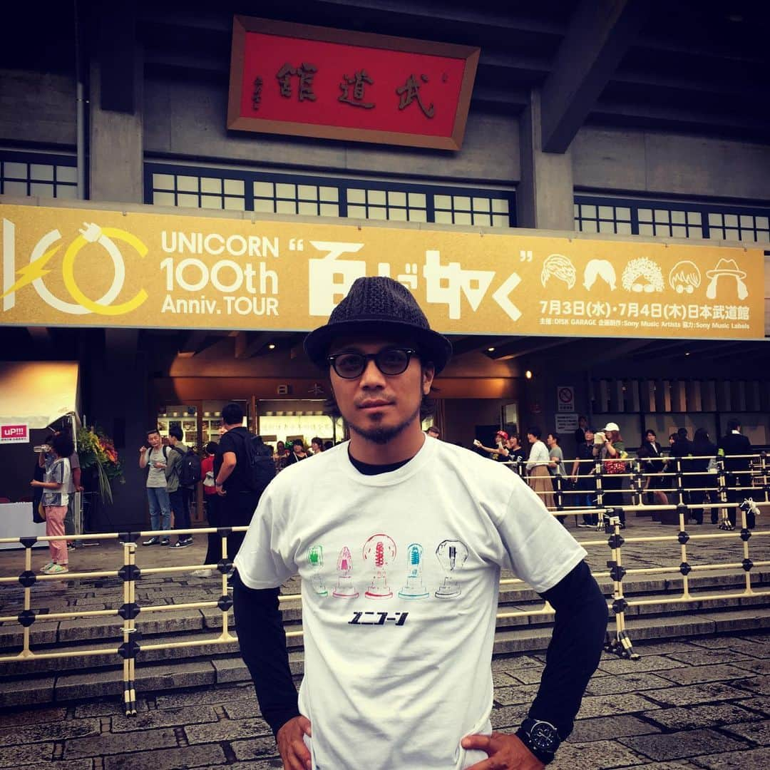 光永亮太さんのインスタグラム写真 - (光永亮太Instagram)「念願だったユニコーンのライブ。 初参戦！！ #ユニコーン #日本武道館 #近い将来自分も念願のこの舞台へ #グッズもゲットン」7月4日 18時09分 - mitsunagaryota