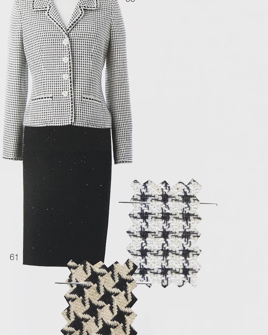 キャロライン チャールズのインスタグラム：「Classic Caroline Charles fabrics in tweed houndstooth. For any occasion! Shop online or in-store.  #fashion #instafashion #ootd #style #streetstyle #tweed #houndstooth #classic #monochrome #ladiesfashion #womensfashion #british #britishbrand #britishfashion #fabric #fashion #fashionsketch #fashionillustration #london #londonfashion #england #britishdesigner #designer #fashiondesigner」