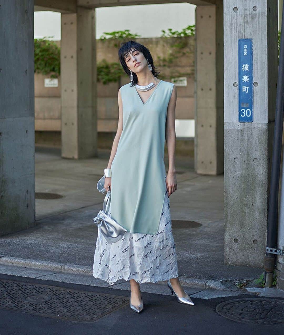 のインスタグラム：「07.05(fri)12:00 AMERI PASSCODE RANDOM SKIRT will be released by online. . #ameri #amerivintage #shopping #fashion #japan #logo」