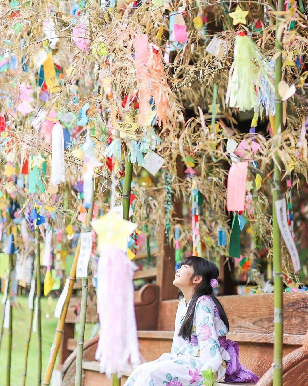 タビスルキッズのインスタグラム：「こんばんは😊 現在、「初夏」を楽しんでいるお写真・動画を募集中です✨ 本日の #タビスルキッズ はこちら💕 📷@aki_kawakamiさん 🚩 広島県・庄原市「国営備北丘陵公園」 🎙ご本人コメント もうすぐ七夕🎋🌟 我が家の姉妹共通の願い事は 「犬🐶が飼えますように」 いつか叶えてあげられるかな〜🙄 まずは命を預かる事についてのお話から始めよう❁¨̮ ﻿﻿﻿﻿﻿＊＊＊＊＊＊ 「命を預かる事についてのお話」素敵ですね！ いつも、かわいいお写真ありがとうございます💕」
