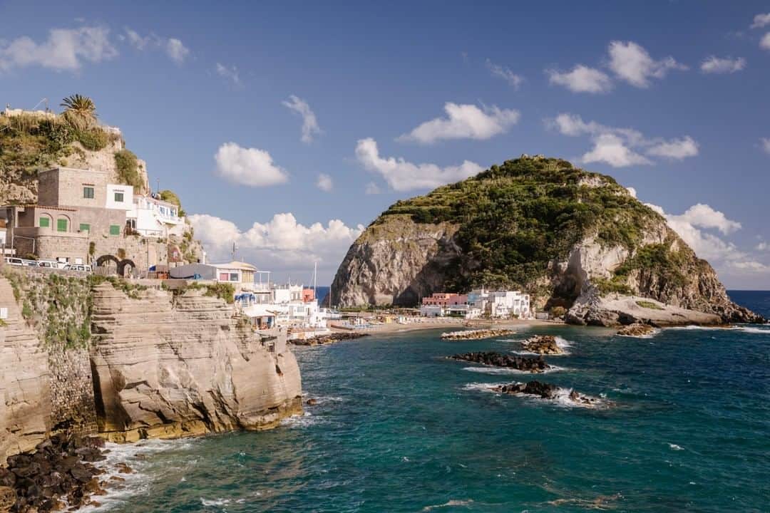 National Geographic Travelさんのインスタグラム写真 - (National Geographic TravelInstagram)「Photo by @jessicasample | Just a quick ferry ride away from Naples or Capri lies the understated island of Ischia. There you’ll find the pedestrian-only village of Sant’Angelo. Park or take a bus until the road ends and then walk through the quaint bougainvillea-filled town that is bookended by a peninsula where you can climb up and around. #ischia」7月4日 19時01分 - natgeotravel