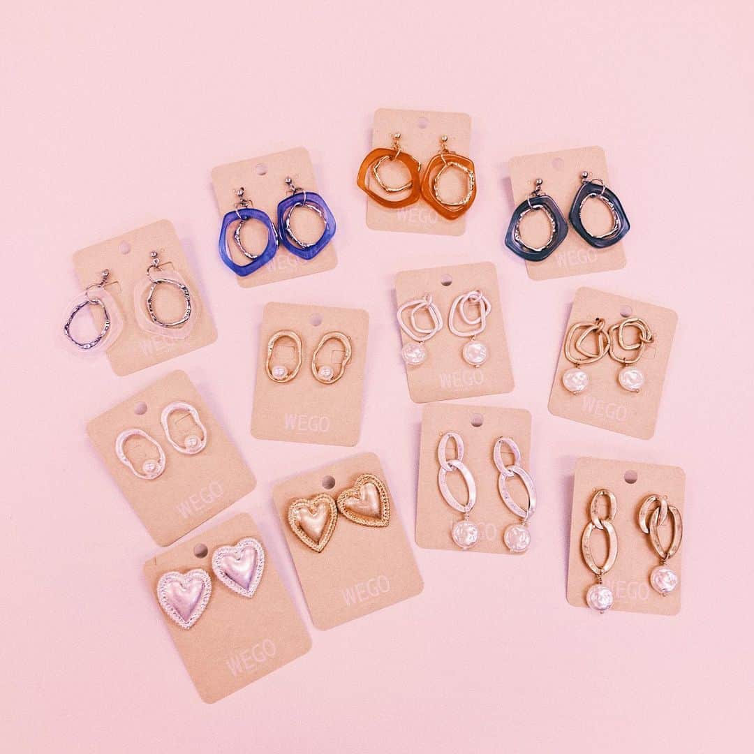 のインスタグラム：「🐇new arrivals 🐇 . . 秋の新作アクセが入荷致します❤️ wegoでは、¥399〜アクセサリーご用意しております💁🏻‍♀️💕 . . . #wego#wegogoods#accessory#instagood#instafashion#metal#heart#flower#heart#unicorn#harajuku#kawaii#プチプラ#プチプラアクセ#MERY#rili_tokyo#置き画くら部#おしゃれさんと繋がりたい#멋스타그램#패션#패션스타그램」