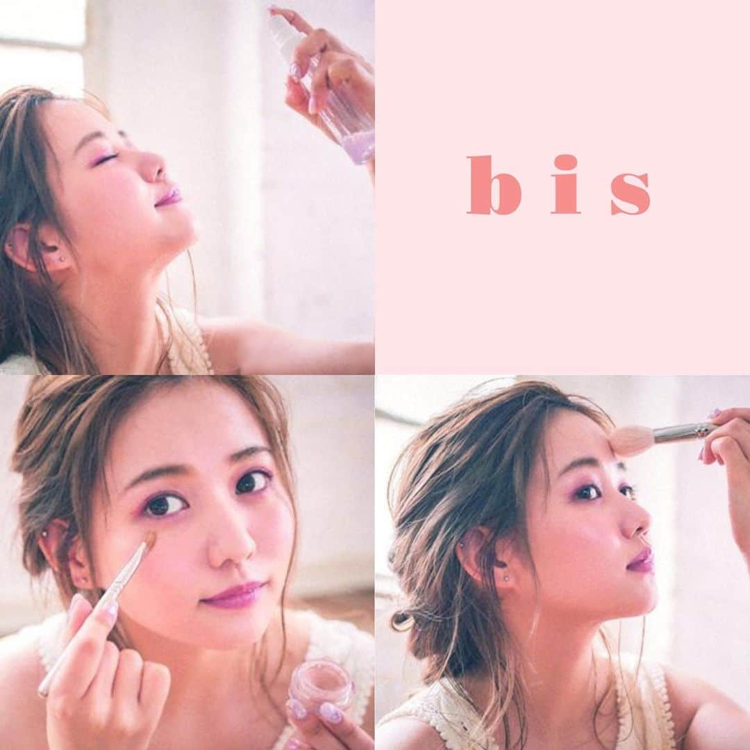 bis_web bis [ビス] さんのインスタグラム写真 - (bis_web bis [ビス] Instagram)「🍒﻿ ﻿ ﻿ 1日中美肌をキープ！アップで見られても大丈夫な肌に♡﻿ ﻿ 佐藤ノアちゃんのメイク直しプロセス💕﻿ ﻿ ﻿ この季節のメイクのお悩みと言えば﻿ やはり汗による崩れやテカリ。﻿ ﻿ 持ちをよくするためのベース作りのコツや、﻿ 外出先でのお直しテクをマスターして﻿ 一日美肌フェイスをキープして！﻿ ﻿ ﻿ ﻿ ﻿ ♡ bis オフィシャルwebサイトに掲載中 ♡﻿ @bis_web トップのリンクから﻿ メイク直しプロセスをチェックして❤️﻿ ﻿ ﻿ ﻿ ﻿ #メイク #コスメ #cosme #メイク直し #プチプラ #メイクアップ #佐藤ノア #モデル #夏 #汗予防 #肌 #つるつる肌 #かわいいメイク #ピンク #ピンクメイク #リップ #💄 #アイメイク #ベースメイク #日焼け止め #美肌 #美肌効果」7月4日 19時44分 - bis_web