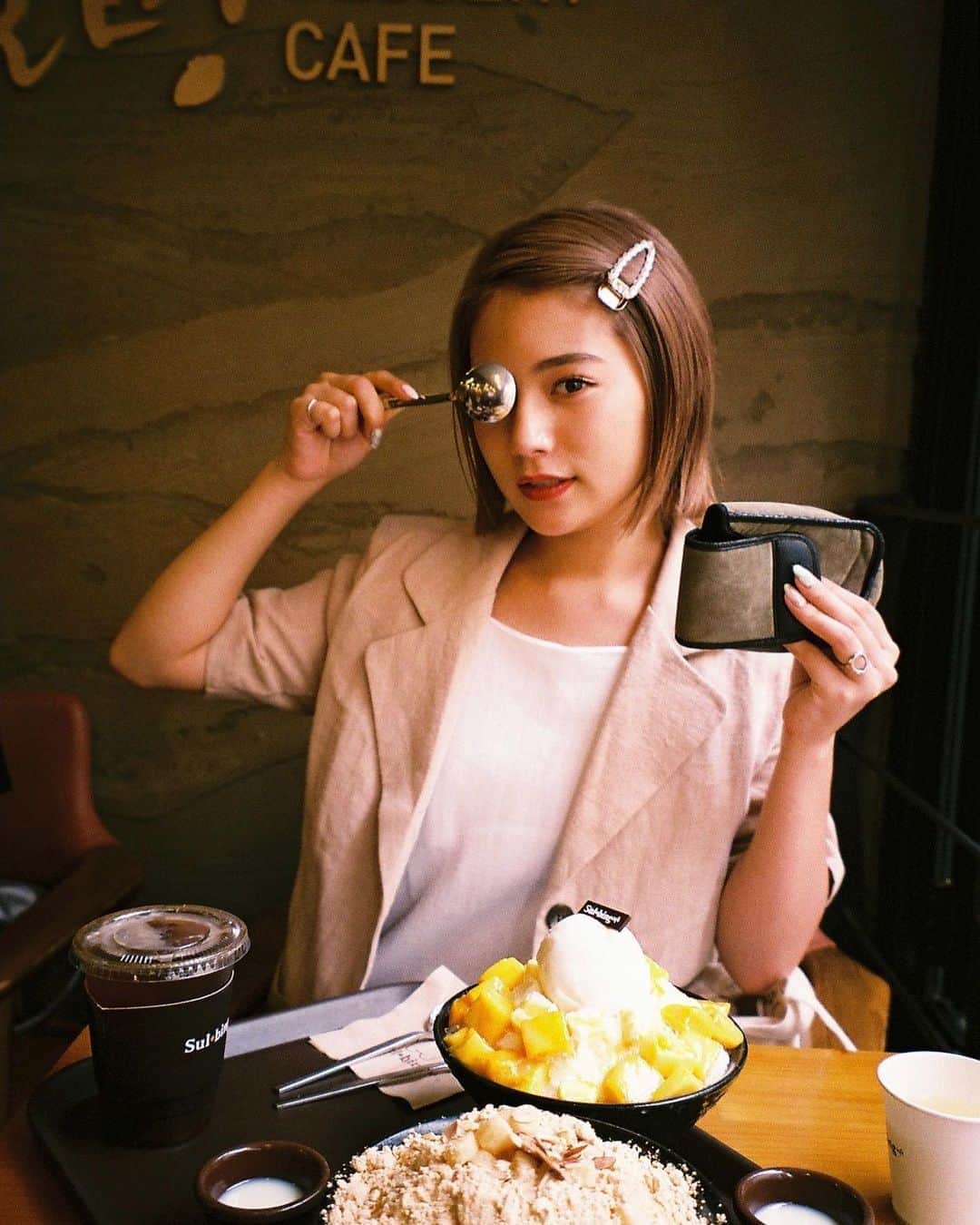 浪花ほのかのインスタグラム：「、 、 、  韓国のオフショやっとだ〜、 #ソルビン」