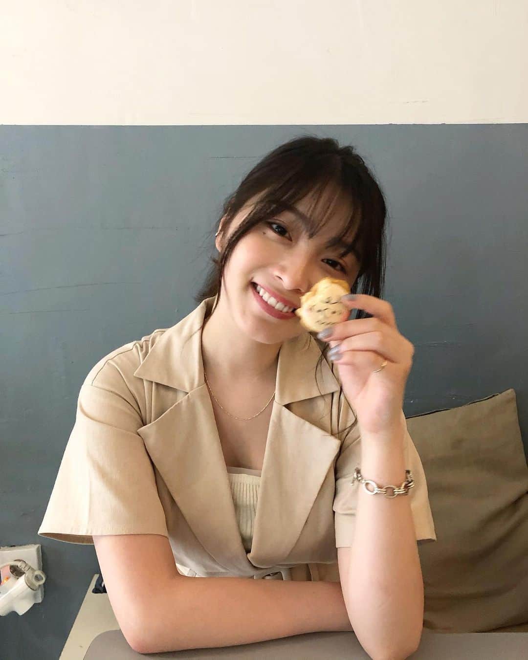 永井理子のインスタグラム：「チャーリー👶🏻 . #엣모스피어」