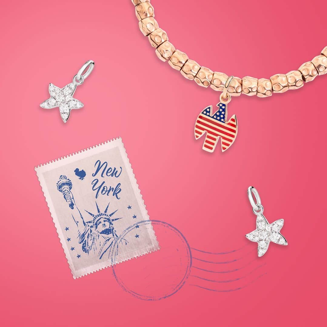 ドドさんのインスタグラム写真 - (ドドInstagram)「Be Brave and free like DoDo, greetings from the US! Happy 4th of July. . . #dodojewels #dodocharm #4thjuly」7月4日 20時20分 - dodojewels