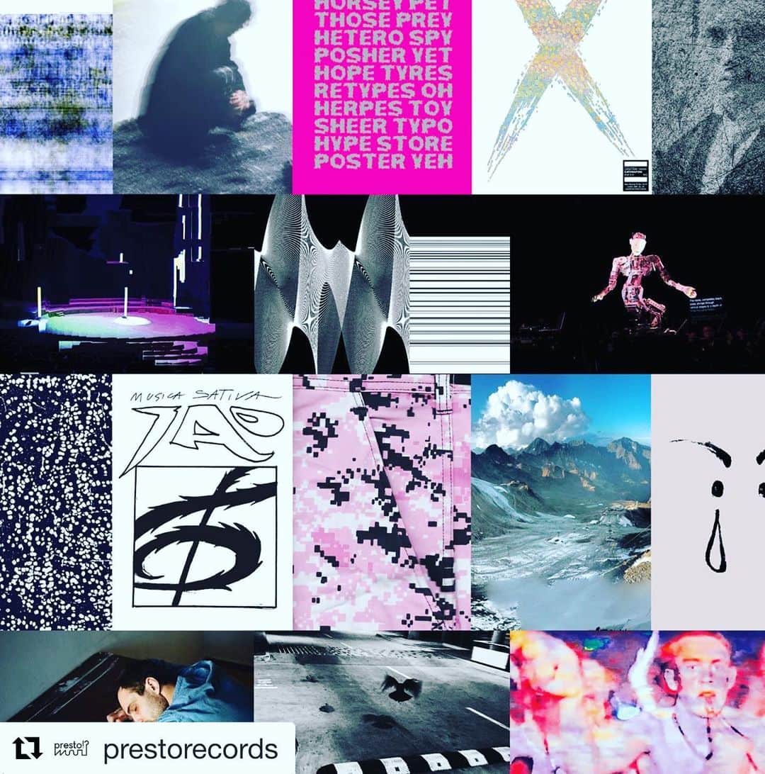 渋谷慶一郎のインスタグラム：「My Android Opera “Scary Beauty” in Presto Records. Thank you @lorenzo_senni  @kenshu_shintsubo  #Repost @prestorecords with @get_repost ・・・ ⁉️Hey Presto!? Print Series  last posters available NOW only on our bandcamp! ⏰💦 ⠀ ⁉️ ⁣In April 2019 we asked 20+ Presto!? Artists & Friends™ to celebrate with us our 10th year of life by sending us a unique, unreleased image from their archive. Every artwork has been printed 70x100cm in a 10 copies limited run.⠀ ⁣In April 2019, we asked 20 Presto!? Artists & Friends™ to celebrate with us our 10th year of life by sending us a unique, unreleased image from their archive. Every artwork has been printed 70x100cm in a 10 copies ultra limited run.⠀ ⁣⁉️ Thanks to Cory Arcangel, John Wiese, Florian Hecker, Joe Ward, Palmistry, Theo Burt, Daniel Sansavini, Lorenzo Senni, EVOL, Lasse Marhaug, Mechatok, CM Von Hausswolff, Enrico Malatesta, Gabber Eleganza, VIPRA, Ruben Spini, Caterina Barbieri, Keiichiro Shibuya, Lawrence English, Tom Hall, Regular Citizen, Lena Tsibizova.⠀ ⠀ #tenyearsoftomorrow」
