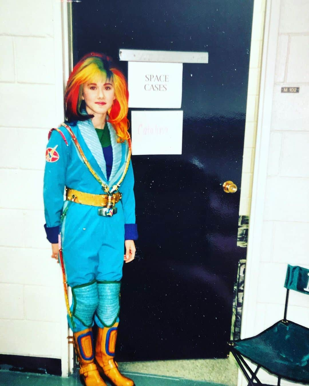 ジュエル・ステイトさんのインスタグラム写真 - (ジュエル・ステイトInstagram)「#tbt to the Space Cases pilot as Catalina and the wig before it was reimagined as a sassy bob. #zabagabee」7月5日 8時22分 - jewelstaite