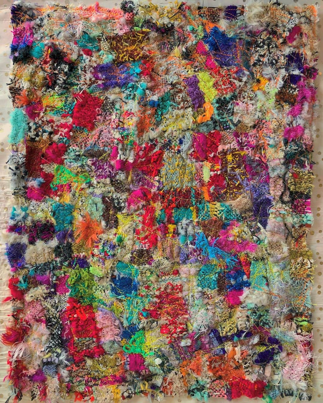森千波さんのインスタグラム写真 - (森千波Instagram)「#collage . . . . #1000weave#weaving#yarn#handmade#colorful#art#knit#wool#cotton#new#fringe#saori#織物#糸#ハンドメイド#カラフル#さをり織り#コラージュ」7月5日 8時38分 - 1000wave