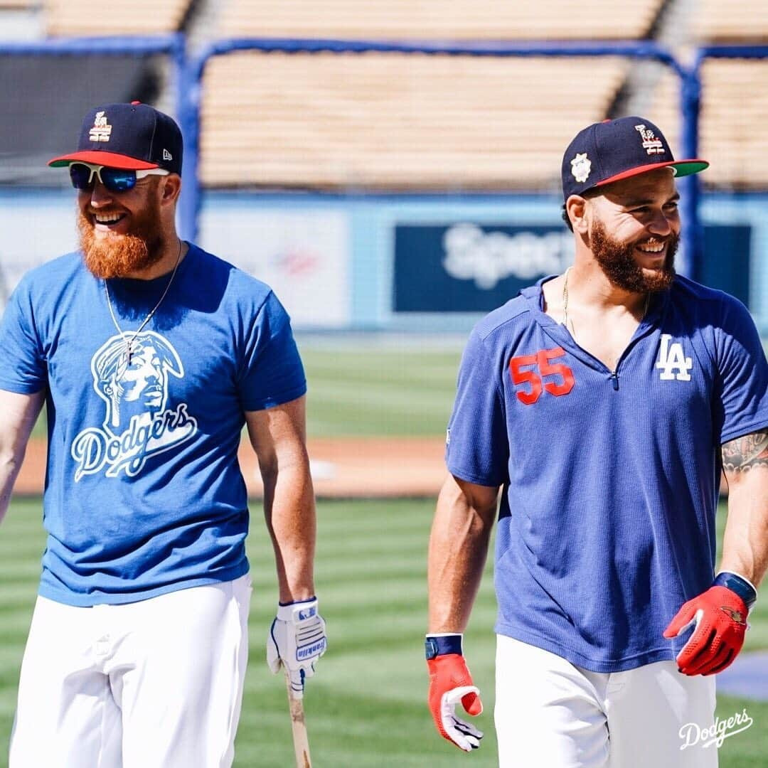 Los Angeles Dodgersさんのインスタグラム写真 - (Los Angeles DodgersInstagram)「‪So fresh and so clean. #FourthofJuly」7月5日 9時10分 - dodgers