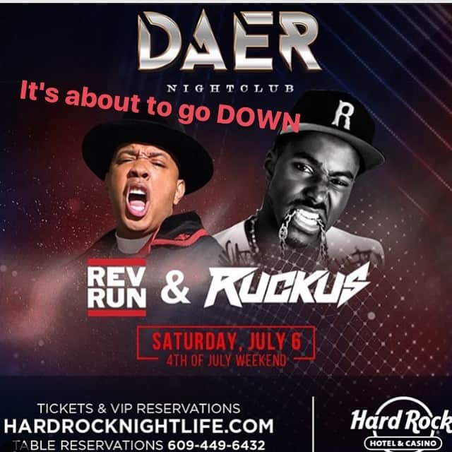 ジョゼフ・シモンズさんのインスタグラム写真 - (ジョゼフ・シモンズInstagram)「Atlantic City!!! I'm coming and bringing THE Ruckus.  @djruckusofficial !!!!!! July 6th Hard Rock Hotel and Casino.  Never seen me DJ?? Ask Somebody!!! I ain't create this Hip Hop thing but I SHO nuff perfect it!!!!🎤🎤🎤🎤🎤🎤🎤🎤🎤🎤🎤🎤」7月5日 9時14分 - revwon