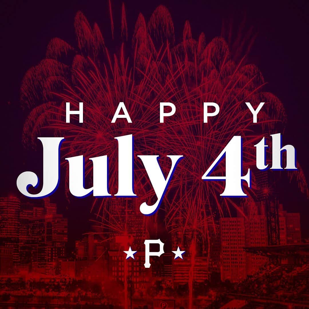 ピッツバーグ・パイレーツさんのインスタグラム写真 - (ピッツバーグ・パイレーツInstagram)「Happy Fourth of July, Bucco Nation!」7月5日 0時37分 - pittsburghpirates
