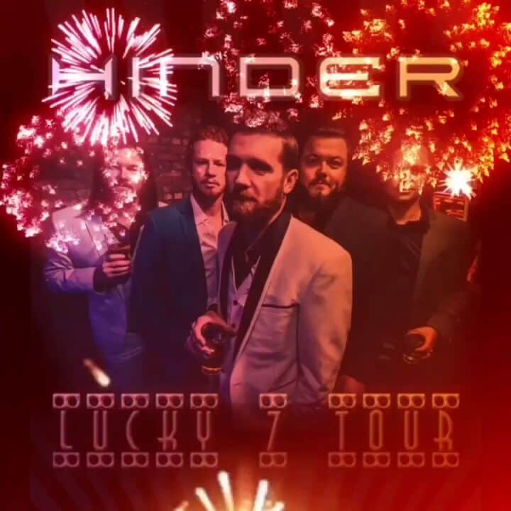 ヒンダーのインスタグラム：「We wish you all a safe and fun Fourth of July! #Happy4th 🇺🇸🇺🇸」