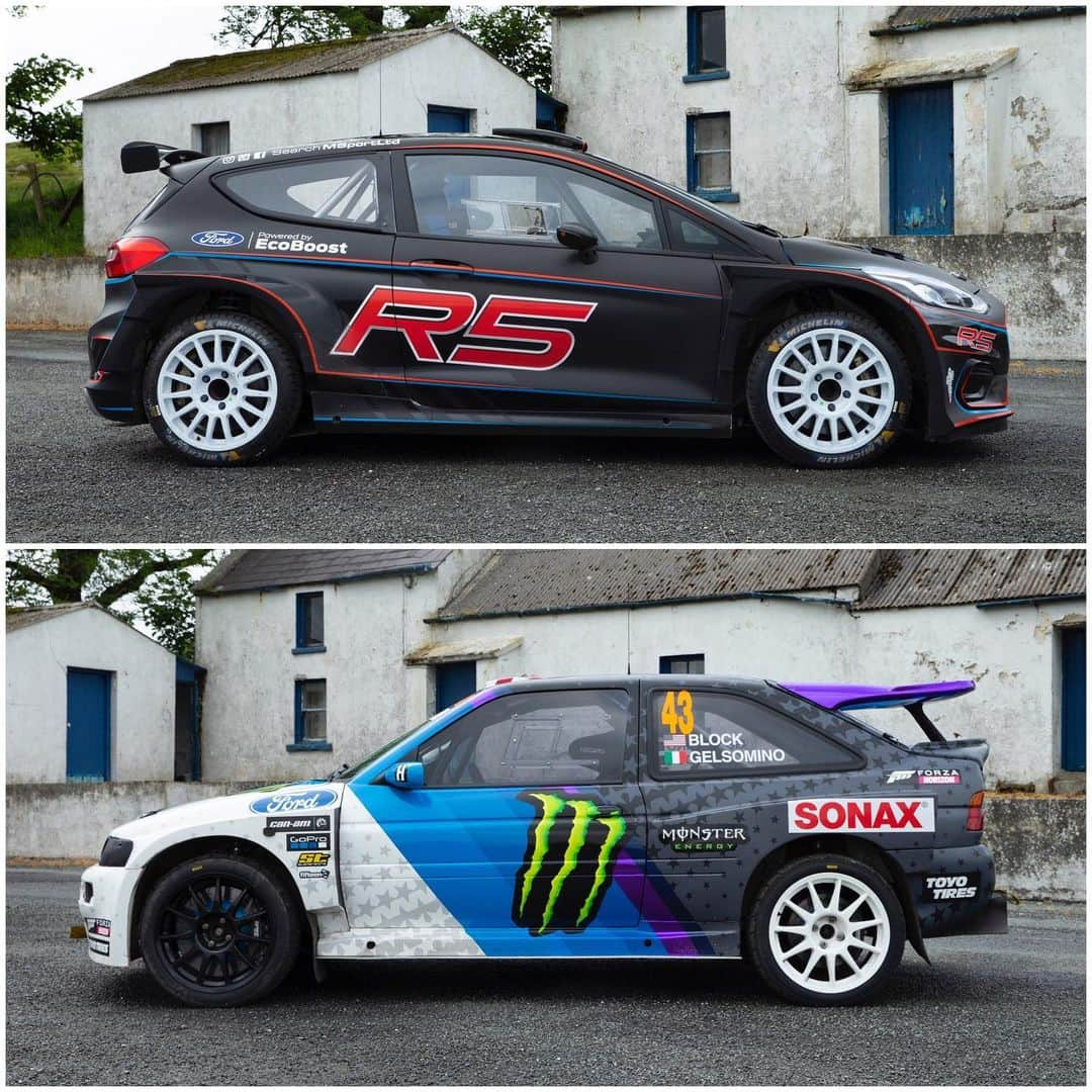 ケン・ブロックさんのインスタグラム写真 - (ケン・ブロックInstagram)「Which one of these two rally weapons would YOU choose? On top, the new Ford Fiesta R5 from @MSportltd. On the bottom, my Ford Escort RS Cossie V2. Want to make a more informed decision? Hit the link in my bio to see me test these two back-to-back on Irish tarmac in this week’s episode of my YouTube channel. #testdaysarethebestdays #FordFiestaR5 #BlockEscortCossieV2 #CossieWorldTour」7月5日 2時02分 - kblock43