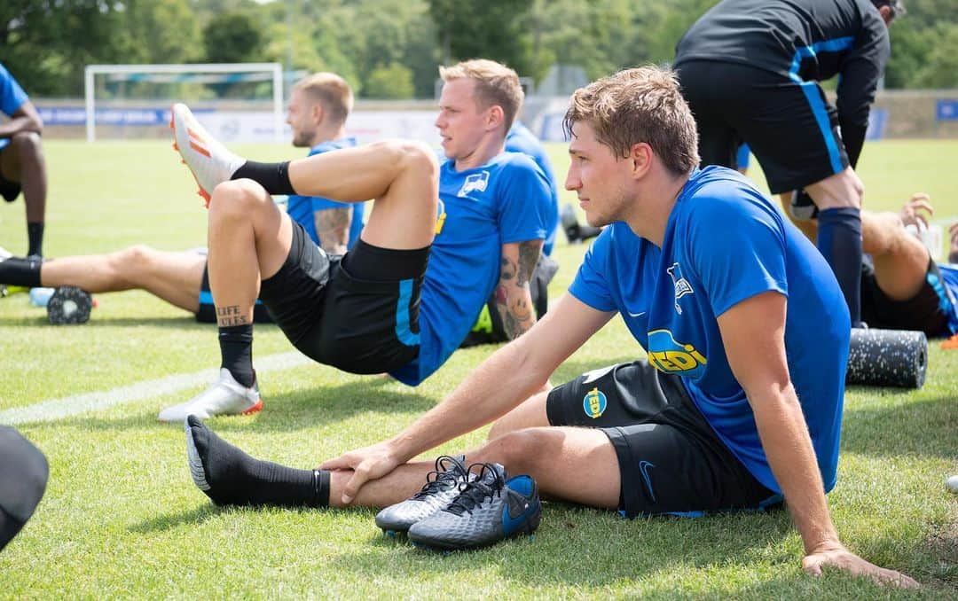 ニクラス・シュタルクのインスタグラム：「Trainingsauftakt ✅  #hahohe @herthabsc」