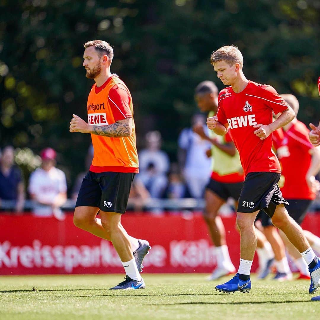 マルコ・ヘーガーのインスタグラム：「First #training Focus @fckoeln @nike  #focus #work #hard #preseason #effzeh #köln #team #blessed #mh6 #liebedeinestadt」