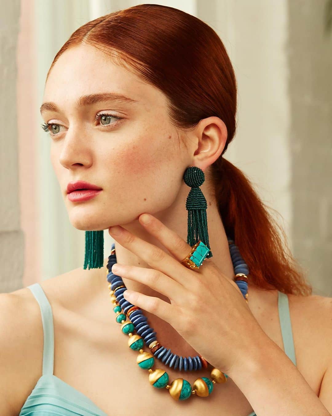 Saks Fifth Avenueのインスタグラム：「TECHNICOLOR DREAMS: Color outside of the lines with mix-and-match pieces from @oscardelarenta, @lfjewels, and @deandavidson. #SaksRocks」