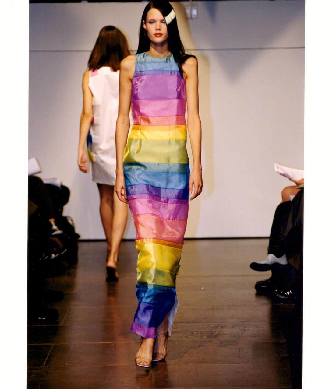 ジョン リベのインスタグラム：「Wear your pride 🌈 . . . . . . . #johnribbe#pride#pride2019#fashion#style#fashionista#colorful#designer#couture#chic#highfashion#runway#stonewall50#throwback#show#collection#catwalk#rainbow」