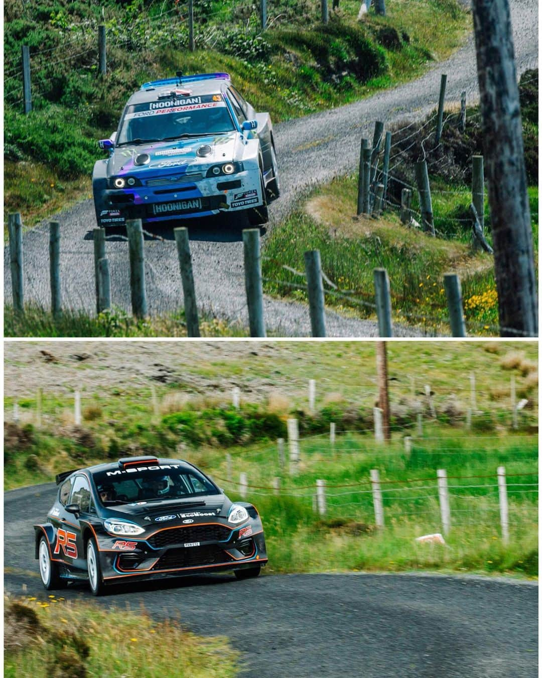 ケン・ブロックさんのインスタグラム写真 - (ケン・ブロックInstagram)「Here’s a gallery of comparative images to showcase the very, VERY different differences between my Ford Escort RS Cossie V2 and @MSportltd’s brand new Ford Fiesta R5. One is a bespoke, one-off remix of a classic '90s rally car, the other is a brand-new, available for purchase by anyone on planet earth, rally car with all-modern everything. Lucky me though, I get to test both back-to-back on this week’s episode on my YouTube channel! Link in my bio. #testdaysarethebestdays #FordFiestaR5 #BlockEscortCossieV2 #CossieWorldTour」7月5日 5時13分 - kblock43