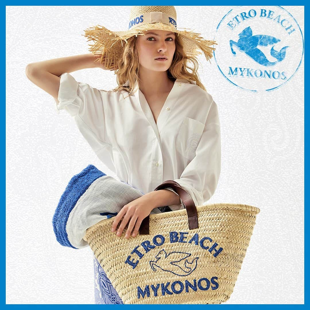 エトロさんのインスタグラム写真 - (エトロInstagram)「ETRO BEACH MYKONOS The warm, carefree summer is reflected in the #EtroXLuisaBeach capsule collection, characterized by the iconic #Etro Pegasus.」7月5日 17時32分 - etro