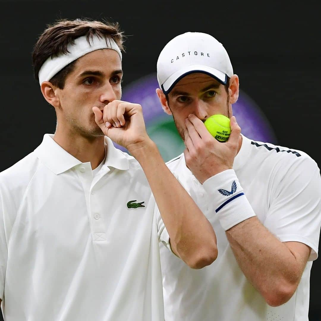 ATP World Tourさんのインスタグラム写真 - (ATP World TourInstagram)「Throwback to yesterday 😍  Caption contest......go 👇  #Wimbledon #ATPTour #doubles #Murray #Herbert #tennis #instasports」7月5日 18時02分 - atptour