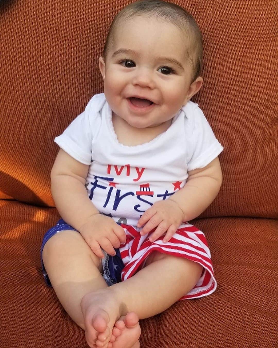 ディーナ・ニコール・コルテーゼのインスタグラム：「My first 4th of July ❤️⚪️💙」