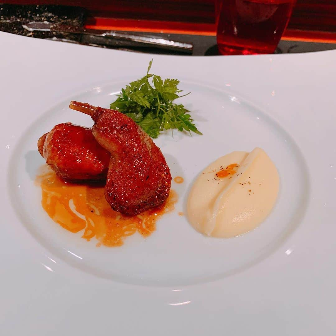 明日花リナさんのインスタグラム写真 - (明日花リナInstagram)「#joelrobuchon #フレンチ#六本木」7月5日 11時20分 - rina7701