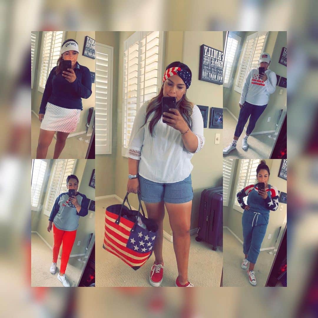 リセット・サラスのインスタグラム：「Happy 4th! 🇺🇸💙❤️ Patriotic much? Lol #HappyBirthdayAmerica #Merica #USA」