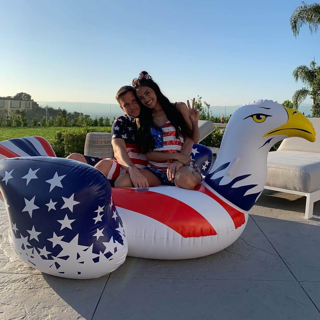 ロブ・ディアデックのインスタグラム：「Happy 4th of July! 🇺🇸🇺🇸🦅🦅」