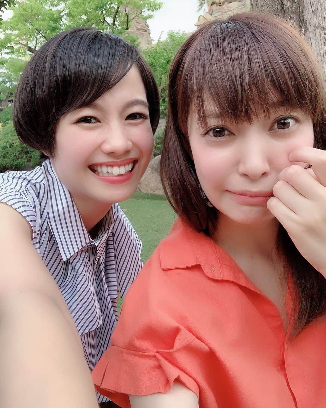 田中良子さんのインスタグラム写真 - (田中良子Instagram)「チェックザブランニューのロケにちょろっと参加してきました。お化けの季節ですね👻 来週の月曜のブランニュー見てください👀 #おはよう朝日です #ロケ #チェックザブランニュー #英智佳 #田中良子 #お化け屋敷 #vr #ひらかたパーク」7月5日 12時49分 - tanakaryoko102