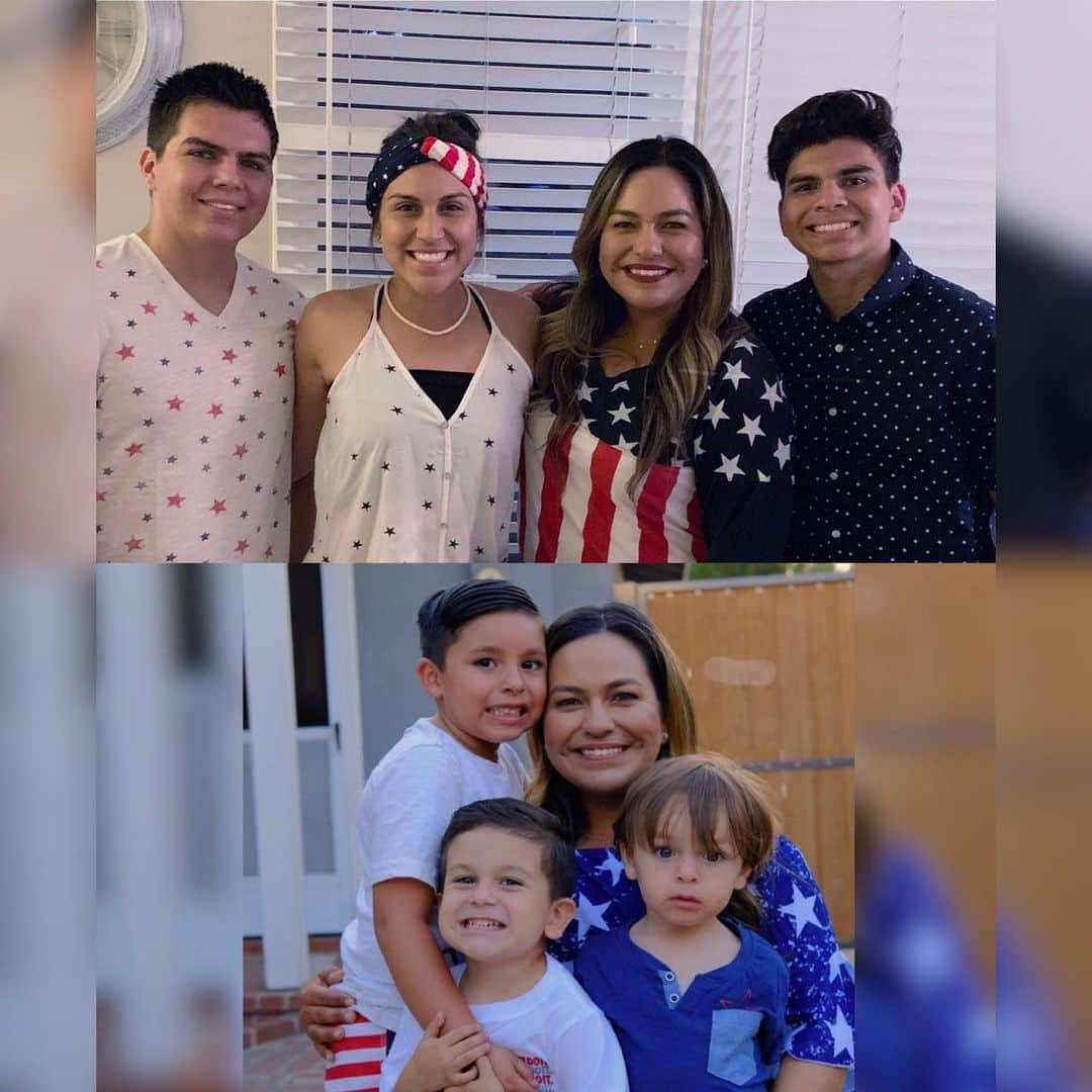 リセット・サラスのインスタグラム：「They are the stars ✨ to my stripes ❤️ #AuntieLife #Happy4thofJuly」