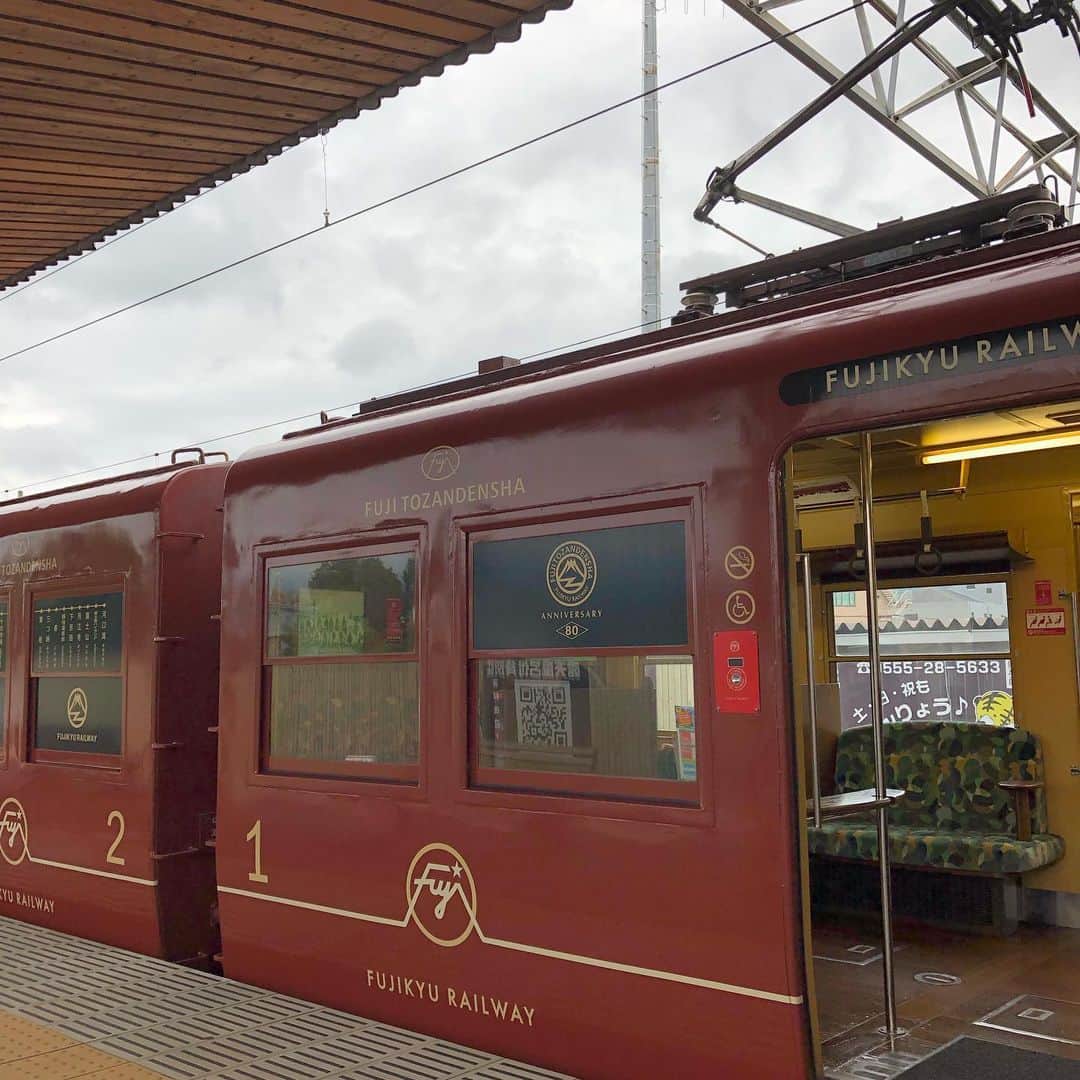 雨月衣さんのインスタグラム写真 - (雨月衣Instagram)「素敵電車。 富士登山電車。」7月5日 14時37分 - ugetsukoromo