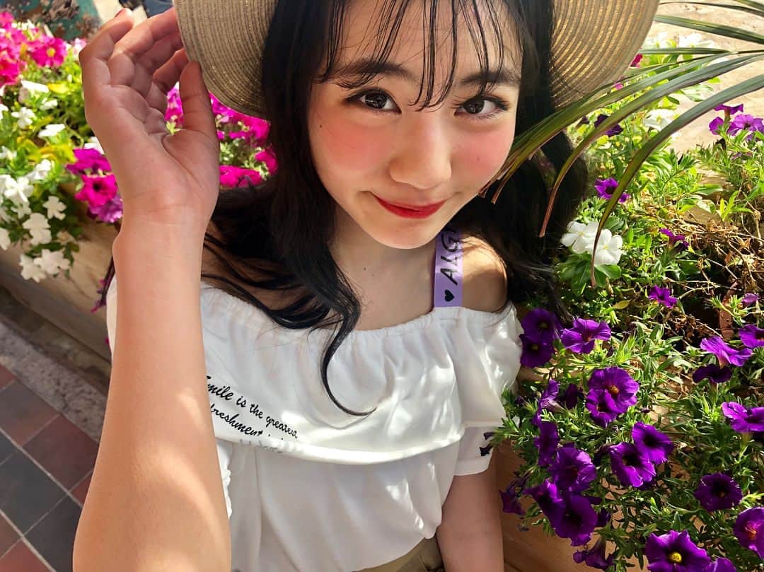 ニコ☆プチさんのインスタグラム写真 - (ニコ☆プチInstagram)「♡🍍♡🍇♡ ワンショルで夏ガーリーなルキと ジップスウェットでアクティブなルキ☺︎⚡︎❤︎ . . みんなどっちが好き~~？😘💓 #どっちも可愛い #ももちろんあり💜❤️笑 #関谷瑠紀  #アルジー  @algy_official」7月5日 15時21分 - nicopuchi_official