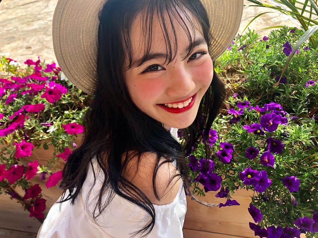 ニコ☆プチのインスタグラム：「♡🍍♡🍇♡ ワンショルで夏ガーリーなルキと ジップスウェットでアクティブなルキ☺︎⚡︎❤︎ . . みんなどっちが好き~~？😘💓 #どっちも可愛い #ももちろんあり💜❤️笑 #関谷瑠紀  #アルジー  @algy_official」