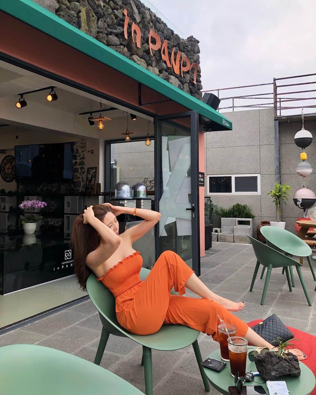 Choi Somiさんのインスタグラム写真 - (Choi SomiInstagram)「⠀⠀⠀⠀⠀ #글랜더 #glander  거의 뭐 제주 감귤아가씨🧡」7月5日 15時42分 - cxxsomi