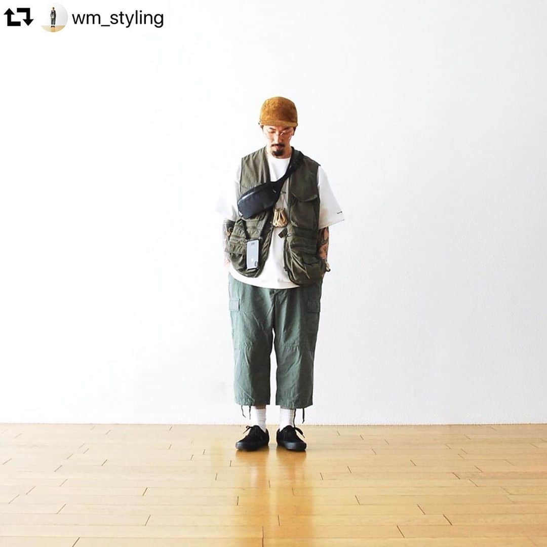 wonder_mountain_irieさんのインスタグラム写真 - (wonder_mountain_irieInstagram)「#repost @wm_styling ・・・ ［#19SS_WM_styling.］ _ styling.(height 174cm weight 60kg) cap→ #HenderScheme ￥16,200- eyewear→ #Invisibleeyes ￥19,440- vest→ #FreshService ￥27,000- tee→ #itten. ￥6,264- pants→ #HOLLYWOODRANCHMARKET ￥12,960- shoes→ #VANSPRO ￥10,260- neck bag→ #HenderScheme ￥7,560- bag→ #Bagjack ￥21,600- mobile strap→ #EPM ￥7,344- watch→ #NigelCabourn × #TIMEX ￥31,320- _ 〈online store / @digital_mountain〉 → http://www.digital-mountain.net _ 【オンラインストア#DigitalMountain へのご注文】 *24時間受付 *15時までのご注文で即日発送 *1万円以上ご購入で送料無料 tel：084-973-8204 _ We can send your order overseas. Accepted payment method is by PayPal or credit card only. (AMEX is not accepted)  Ordering procedure details can be found here. >>http://www.digital-mountain.net/html/page56.html _ 本店：@Wonder_Mountain_irie 系列店：@hacbywondermountain (#japan #hiroshima #日本 #広島 #福山) _」7月5日 15時50分 - wonder_mountain_