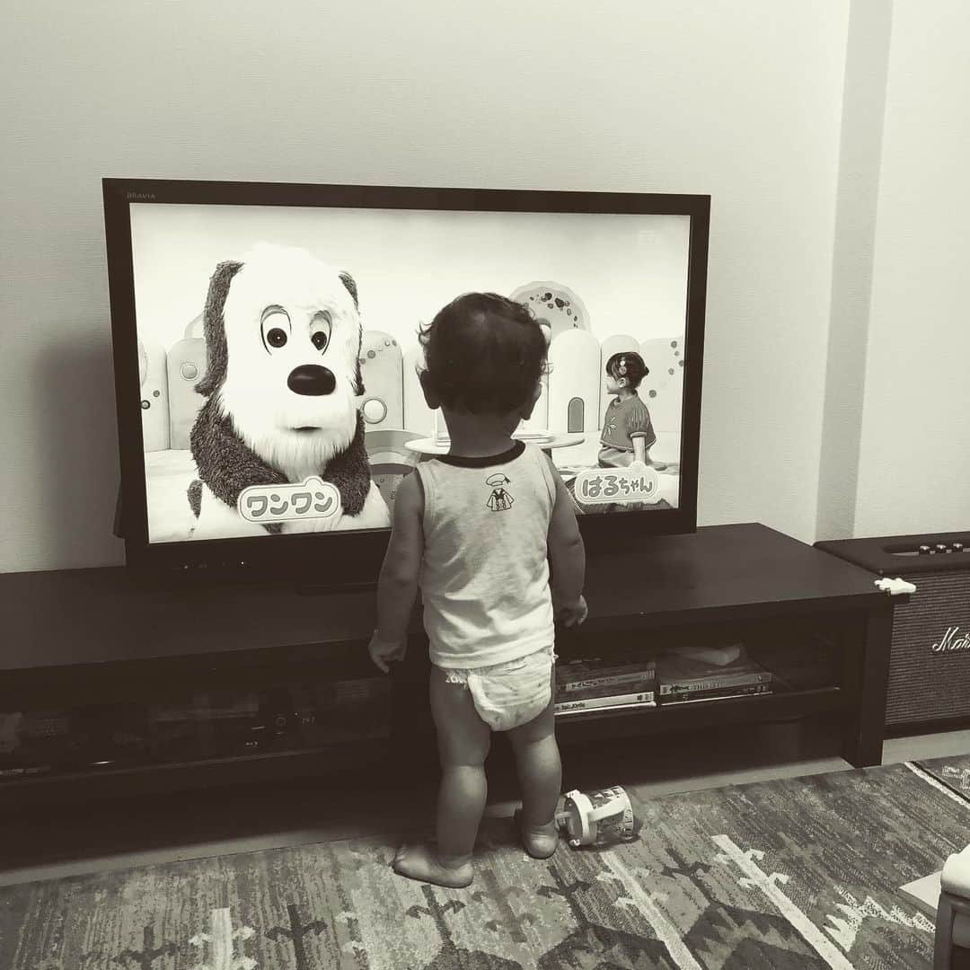 シモネのインスタグラム：「#手足口病 #外遊びできない #いないいないばぁ 本日5回め💦#私も外に出たい 🙃🙂🙃」