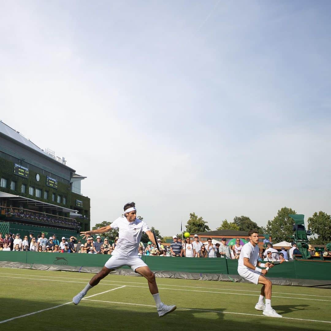 パブロ・カレーニョ・ブスタさんのインスタグラム写真 - (パブロ・カレーニョ・ブスタInstagram)「Buena victoria en dobles junto a @felilopezoficial  @wimbledon #wimbledon #partner」7月5日 16時38分 - pablo_carreno_